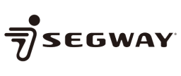 Black logo of Segway